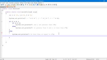 Java conditional statements - Part 3