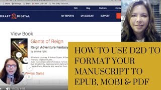 using d2d to format for mobi, epub