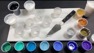 Acrylic Pouring: Simple and Stunning Multiple Traveling Ring Pour- Unique Fluid Art