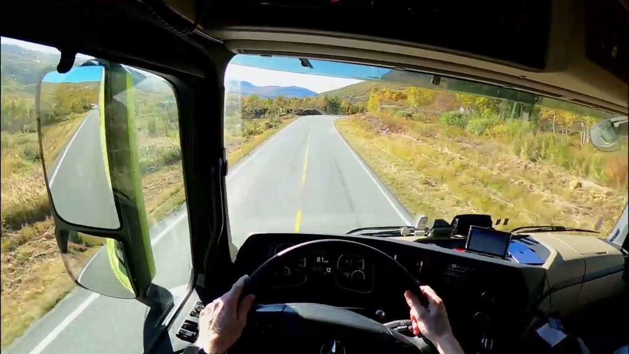 Driving in Norway - Mercedes Actros 1845LS