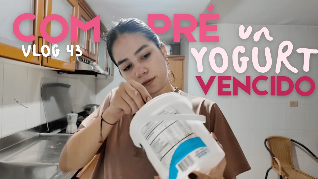 Compré un yogurt griego vencido y me lo comí todo - VLOG 43