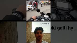 on road accident sarpanch ji bike Plus ka Takkar bike silencer tut gya fir #viral #shorts #video