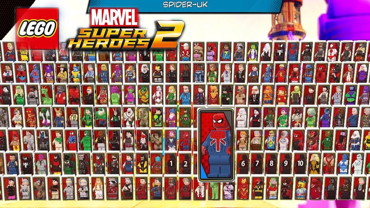 Lego Marvel Superheroes 2 How To Unlock All Characters LEGO Marvel Superheroes 2 - All DLC Characters Unlocked so far - YouTube