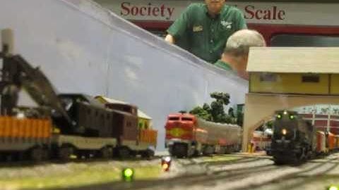 Track Level view: San Diego S-Gaugers at the Model Railroad Museum Labor Day 2013