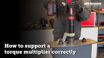 How to support a torque multiplier correctly - 3 mistakes to avoid!