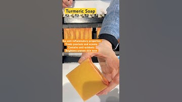#Soapmaking tactics - cutting #turmeric #natural #soap #shorts #soapmaker #artisansoap