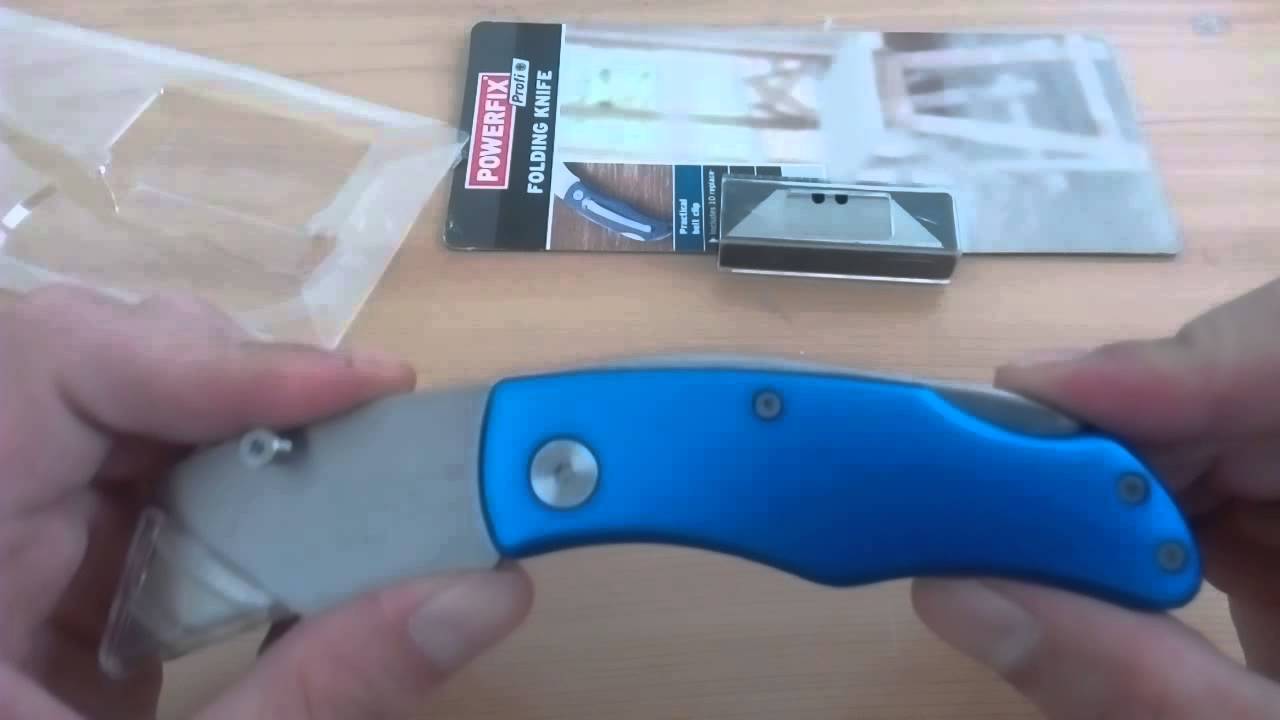 Folding Utility knife Powerfix Profi / Сгъваем макетен нож