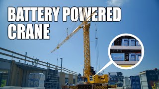 How and why is this crane battery powered?