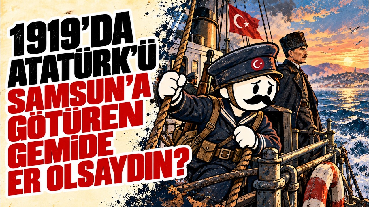 Eğer 1919'da Atatürk'ü Samsun'a Götüren Gemide Er Olsaydın?