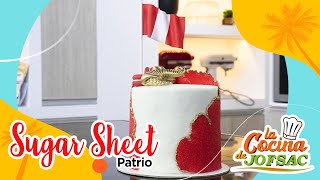 CAKE SUGAR SHEET PATRIO