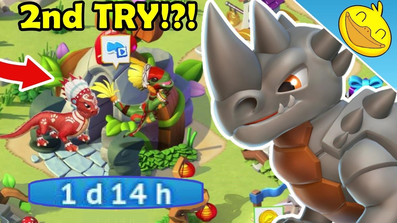 OMG! 2ND ATTEMPT?! How to Breed the RHINO DRAGON! (Enchantment Breeding Legendary) - DML 