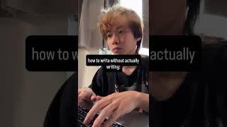 how to write without actually wrtiting: #productivity #dictation #vibecoding #chatgpt