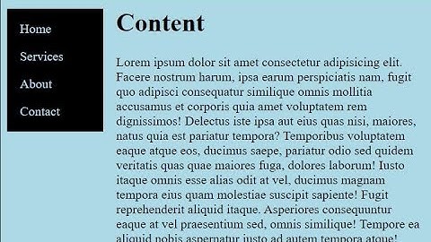 How to Create Fixed SideBar with Auto Height mini Project of Frontend using HTML CSS and JavaScript