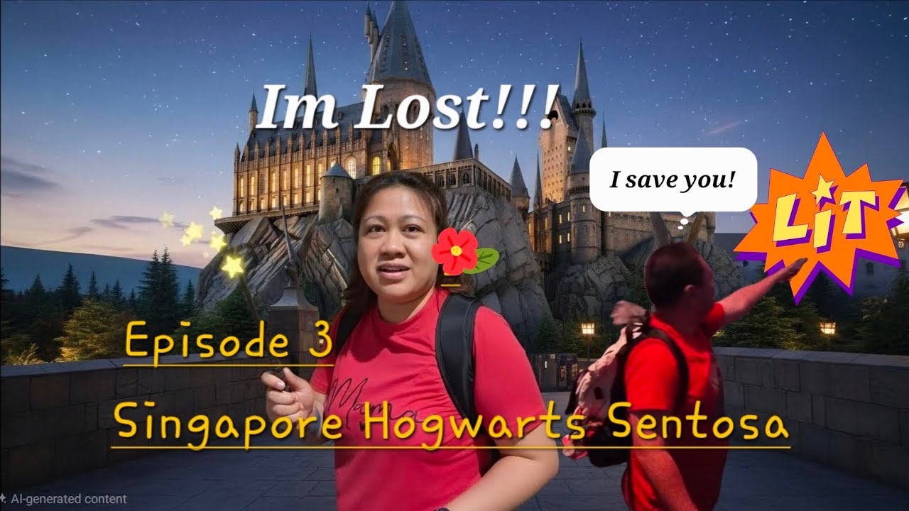 Singapore Vlog Day 3 Sentosa Harry potter Vision of Magic #fun #travel #tour #singapore #harrypotter