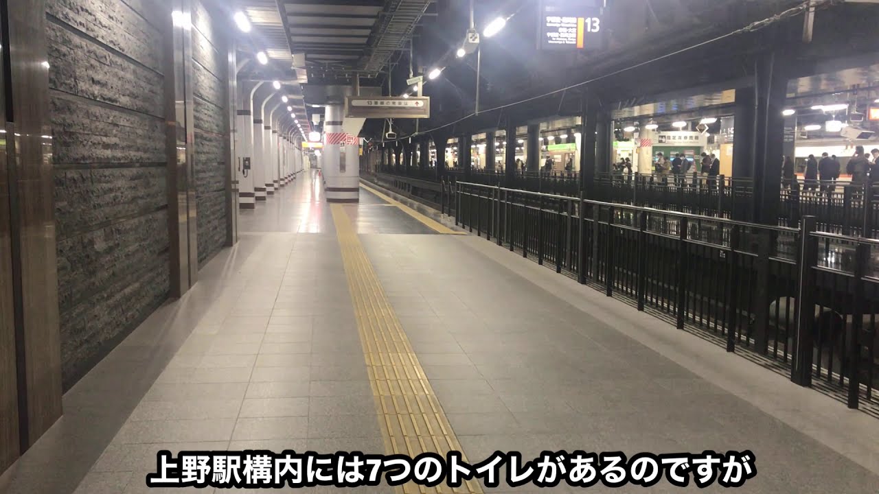 上野駅の伝説のトイレ「13番線ホームのトイレ」の住人たちは「5番線下トイレ」に移動してるっぽい YouTube