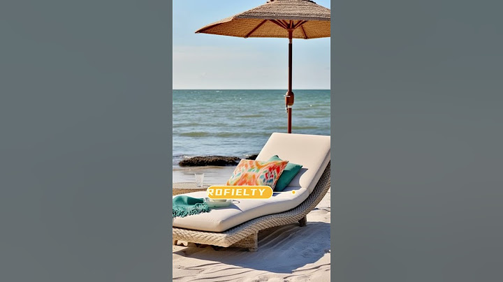 🍹The best beach chairs for a more comfortable trip to the seaside🏝️| ROFIELTY