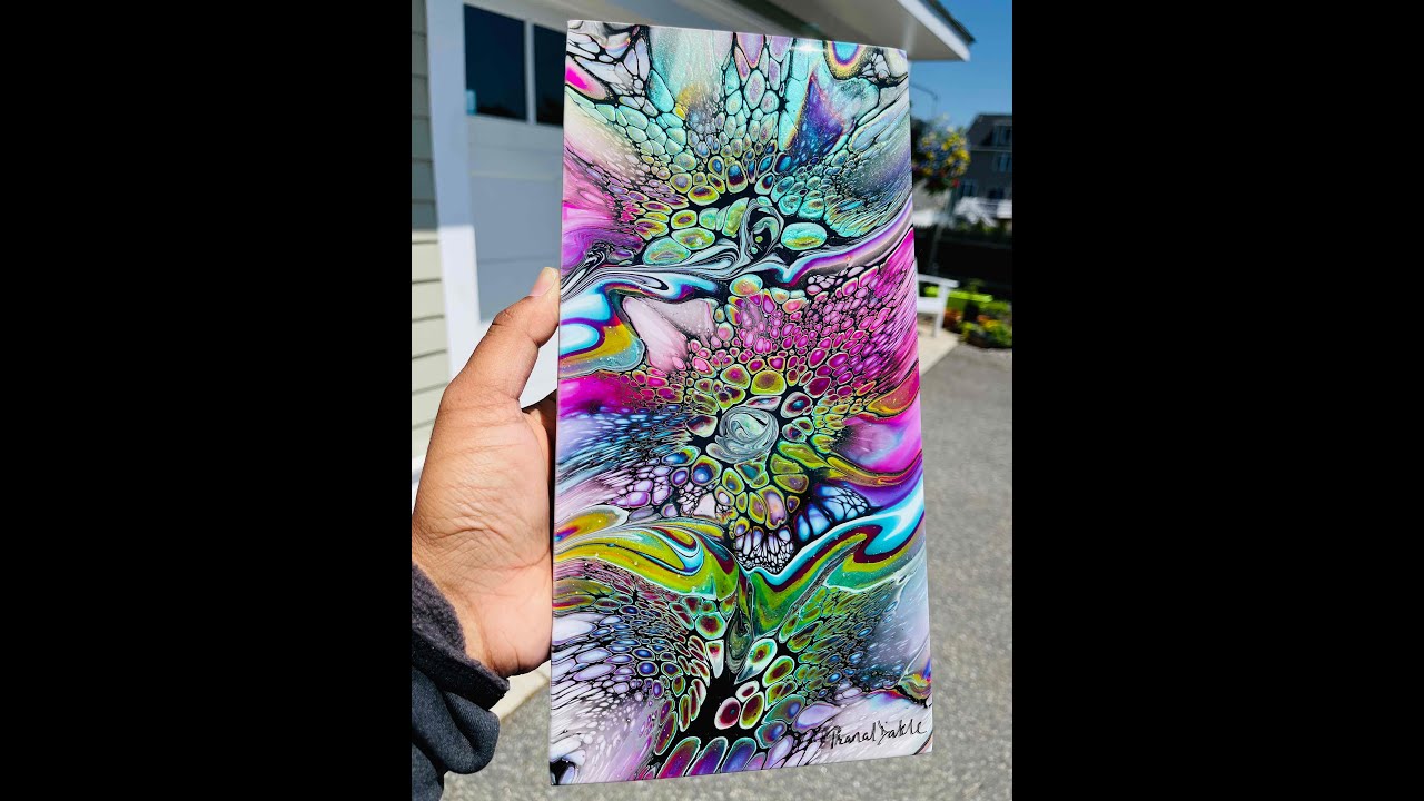 32.Multibloom/Deconstructed Bloom/Bloom Technique/ Acrylic Pouring/ Fluid paint/Sheleeart Bloom