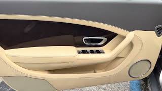 2012 Bentley Continental GT W12 Champagne interior walk around 