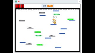 【Scratch】教學5 - 懷舊遊戲 小朋友下樓梯 screenshot 5