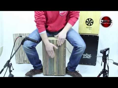 Кахон GEWA Club Salsa Zebrano Coloured (з чохлом), видео 1