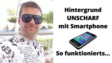 Wie kann man bei Bildern den Hintergrund unscharf machen Iphone?