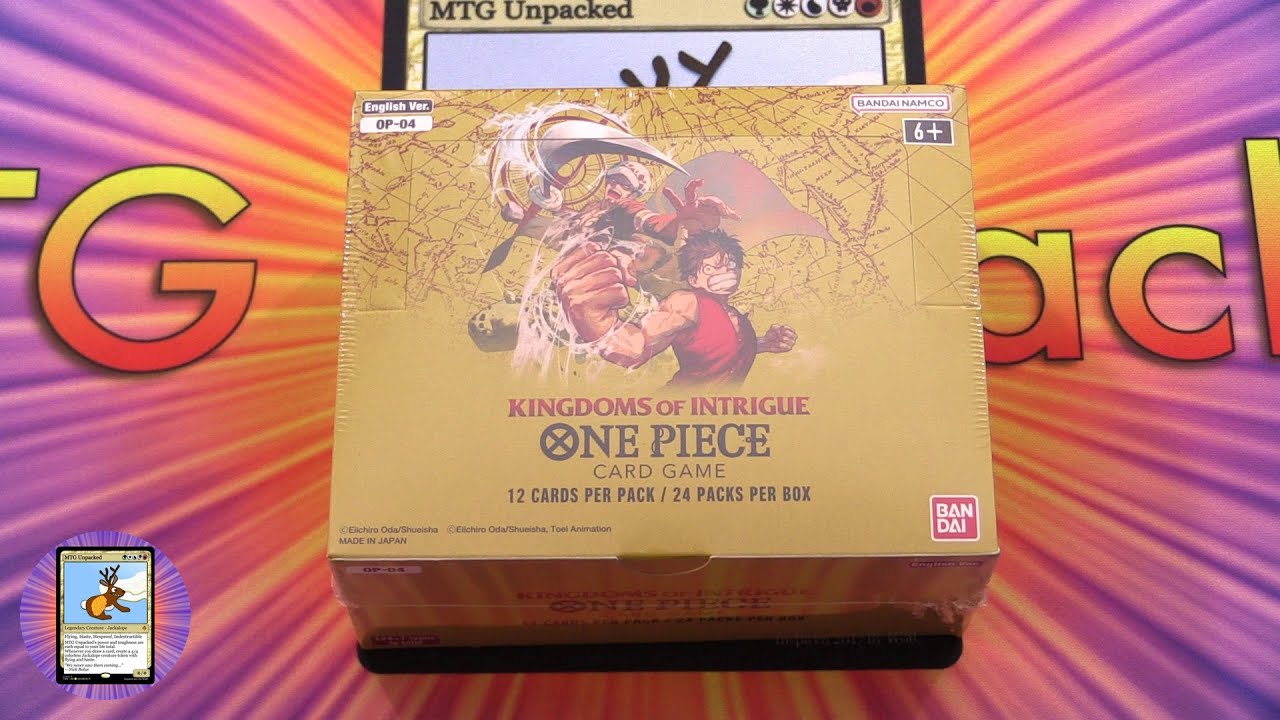 Bandai One Piece Kingdoms Of Intrigue Card Game Booster Pack