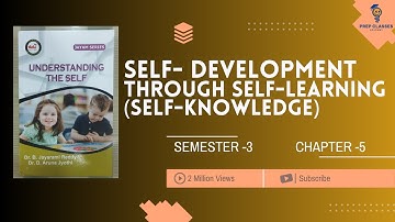 Unit-5 Self- development through self-learning (Self-knowledge) | B.Ed | Sem-3