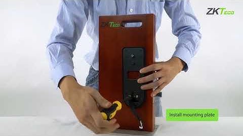 ZKTeco Smart Lock AL40B Installation Guide By The Security Mill