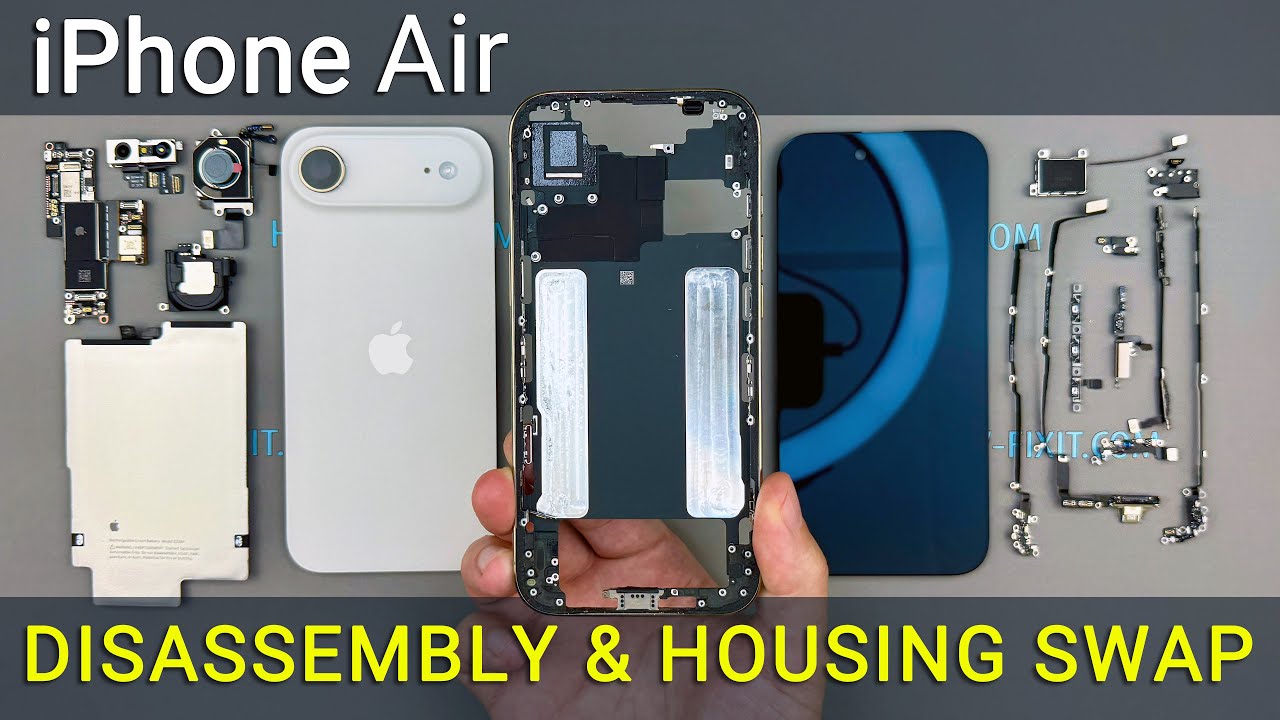 Замена корпуса iPhone Air | Полная разборка и сборка