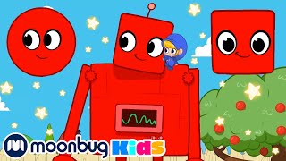 Learn Magic Shapes with Mila and Morphle! | ABC 123 Moonbug Kids | Fun Cartoons | Learning Rhymes