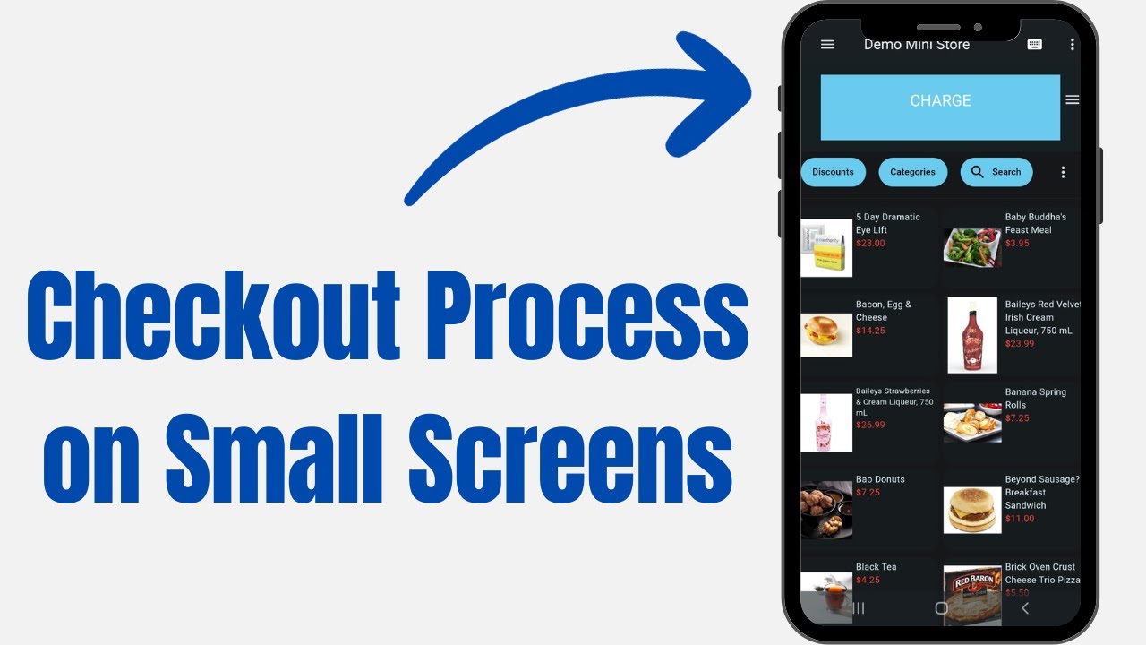 Check Out Process Screens Krossroads POS - Checkout Process on Small Screens - YouTube