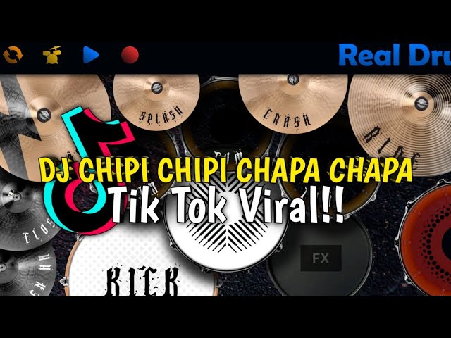 DJ CHIPI CHIPI CHAPA CHAPA VIRAL TIKTOK | REAL DRUM COVER class=