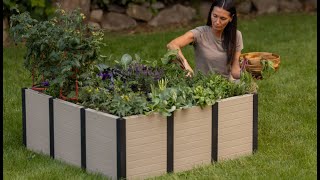 From yard to table - Introducing the TierraVerde 48'x48' Raised Garden Bed.