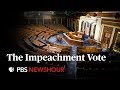 WATCH LIVE: House votes on the articles of impeachment against Trump