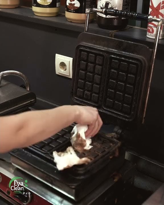 How to clean a gross waffle maker, waffle iron, It's time to clean your waffle  maker 🧇, By USA TODAY Video