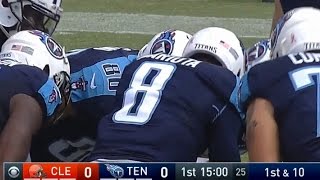 Tennessee Titans opening drive TD vs the Cleveland Browns w\/ Mike Keith 2016