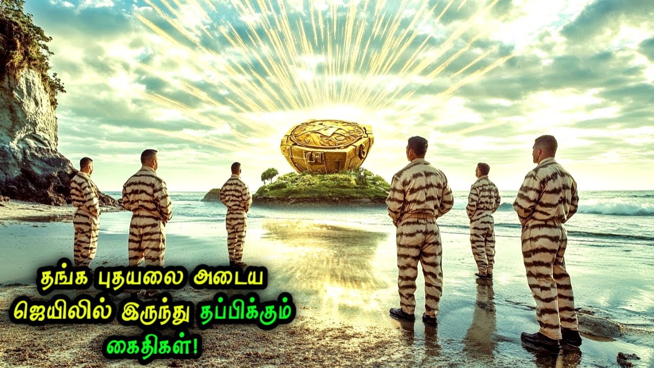 தங்க புதையலை தேடி செல்லும் கைதிகள்! Hollywood Tamizhan | Movie Story & Review in Tamil