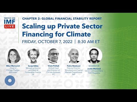 Scaling up private sector financing for climate