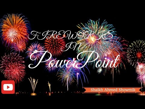 Fireworks in PowerPoint