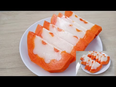 Cara Membuat Agar Agar Pepaya Santan