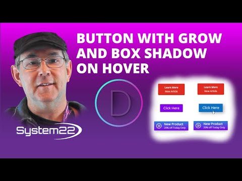 Divi 4 Button With Grow And Box Shadow On Hover 👈👍