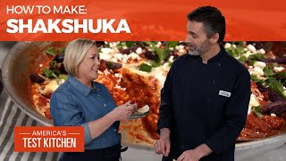 How to Make Shakshuka with Feta and Olives