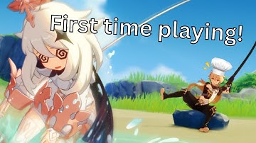 playing genshin impact for the FIRST TIME