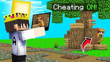 Using Security Cameras to CHEAT In Hide And Seek in Minecraft