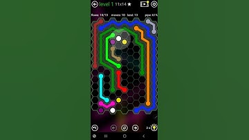 How To Solve Flow Free Hexes Jumbo Hextangle Pack Level 1 11x14 Walk Through Solution Walkthrough