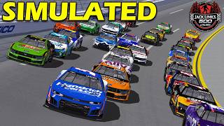 Simulating The Jack Links 500 at Talladega In NR2003 - YouTube