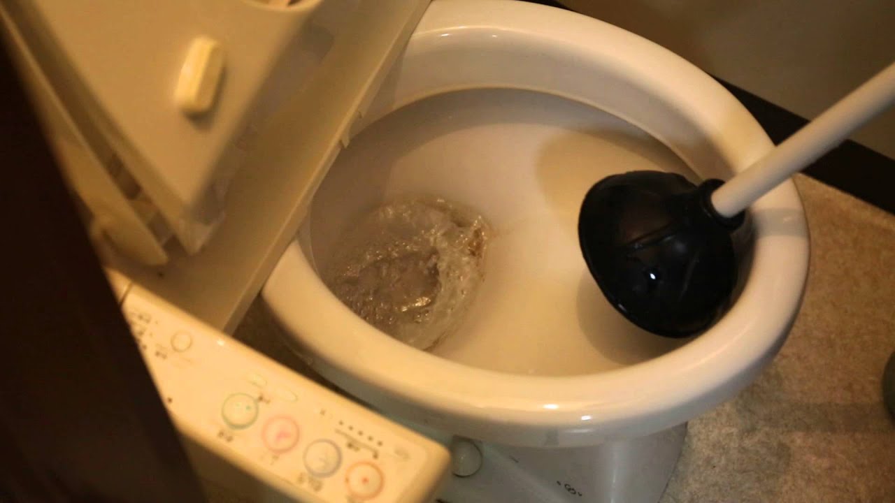 トイレが詰まった時に使う、ラバーカップ（すっぽん）の使い方 YouTube