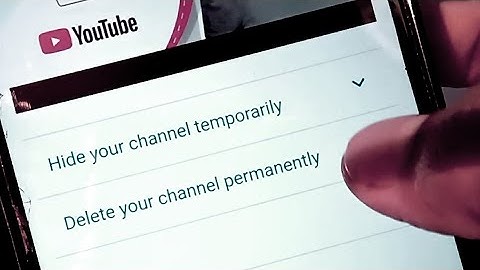How to delete YouTube channel permanently | tamil | selva tech