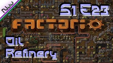 Factorio Tutorial / Lets Play - S1 E23 - How to Oil Refinery
