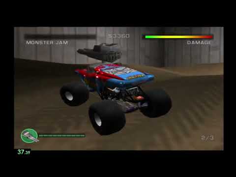 Speedrun: Monster Jam: Maximum Destruction-Big Apple Deathmatch (Easy) [PB] [1m 10s]